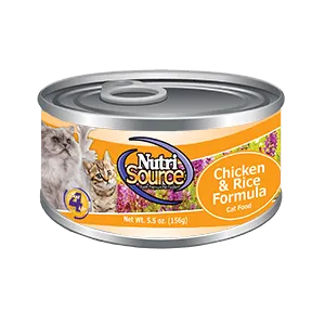 NutriSource® Cat & Kitten Chicken & Rice Canned Cat Food (5-oz, single)