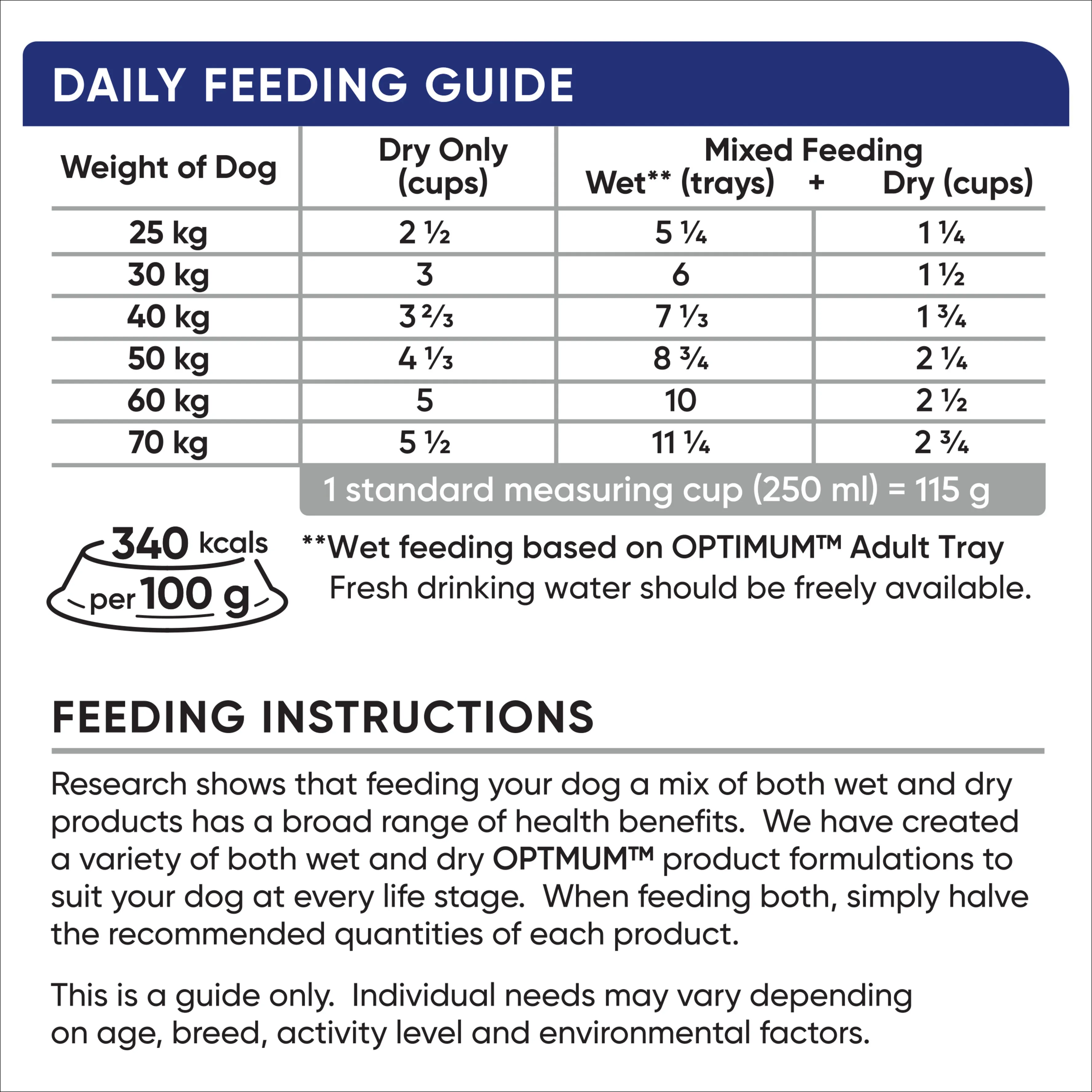 Optimum Chicken Vegetables And Rice Large Breed Adult Dry Dog Food 18kg