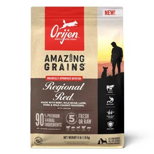 Orijen Amazing Grains Regional Red High Protein Dry Dog Food