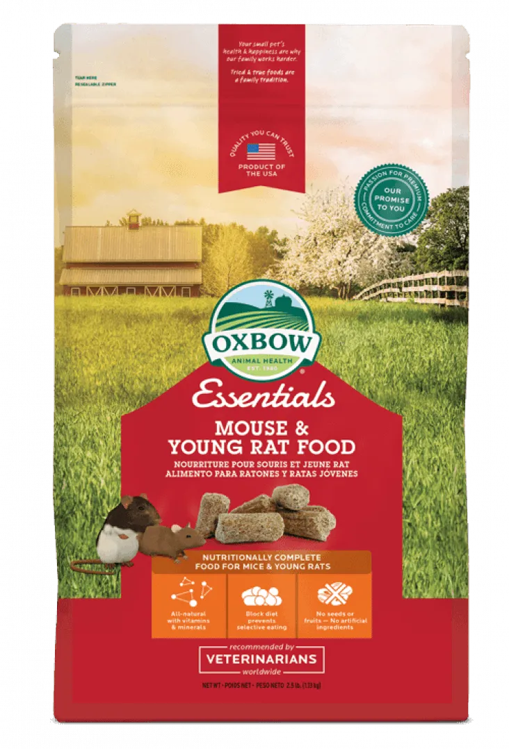 Oxbow Essentials Mouse & Young Rat Food 2.5lb