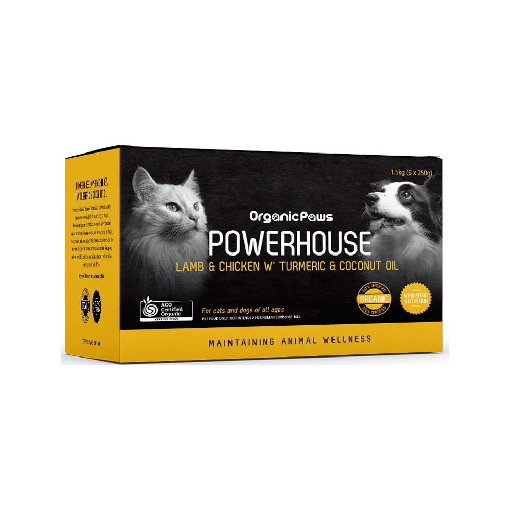 Powerhouse Frozen Lamb & Chicken Dog & Cat Food