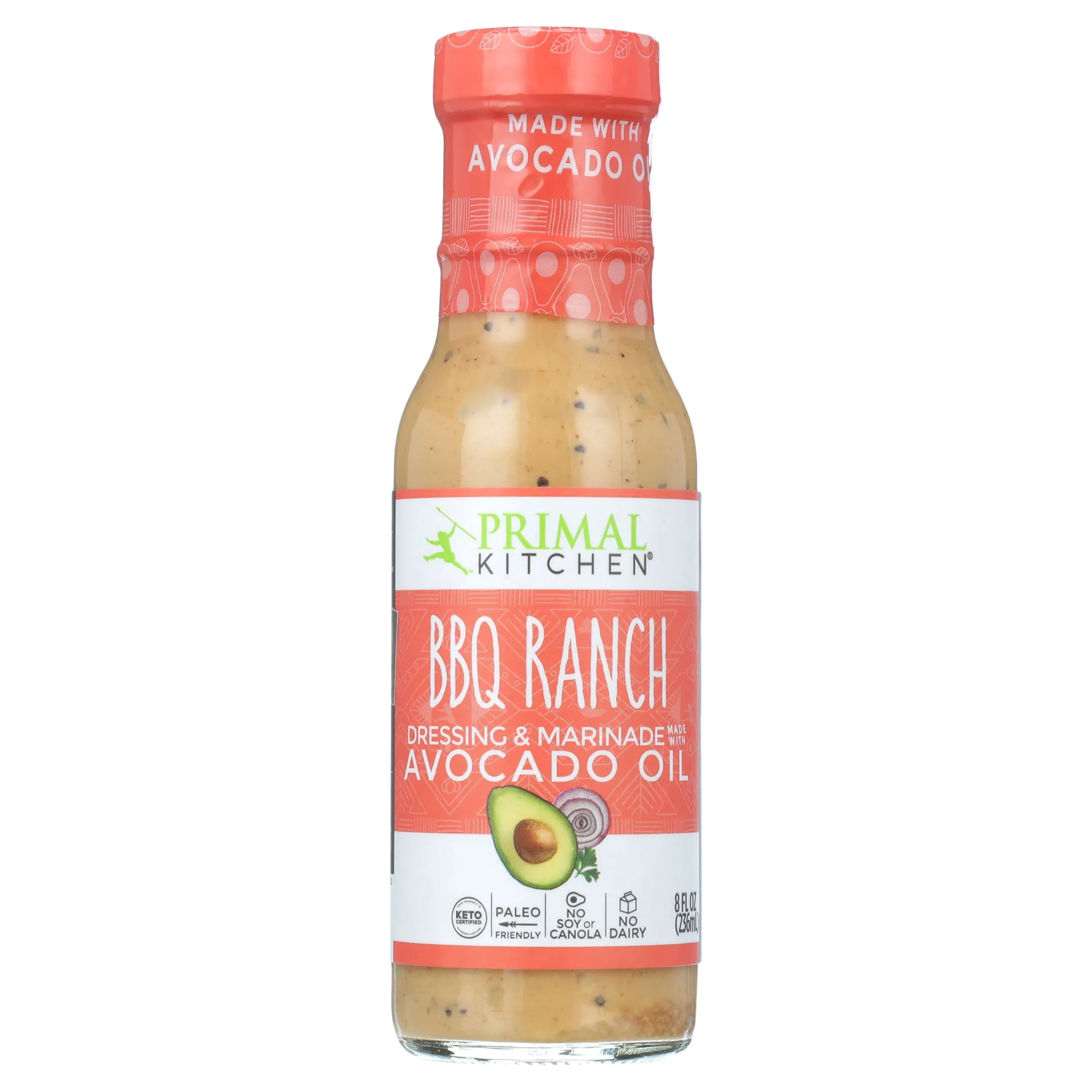 Primal Kitchen BBQ Ranch Dressing & Marinade, 8 fl oz