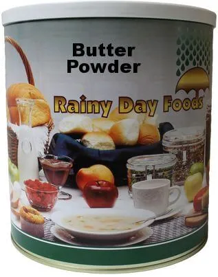 Rainy Day Foods Butter Powder 44 oz #10 Can - 178 Servings