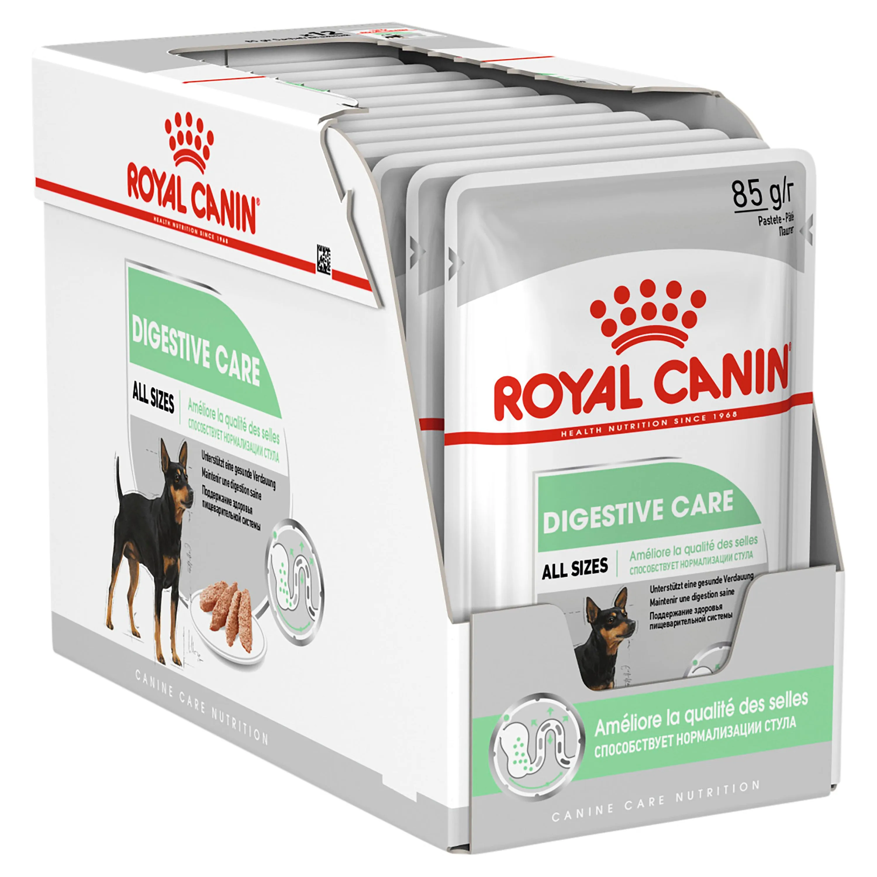 Royal Canin Digestive Care Loaf Wet Dog Food Pouch 85g x 12