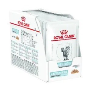 Royal Canin Veterinary Diet Cat Sensitivity Control Wet Food Pouches 85g x 12