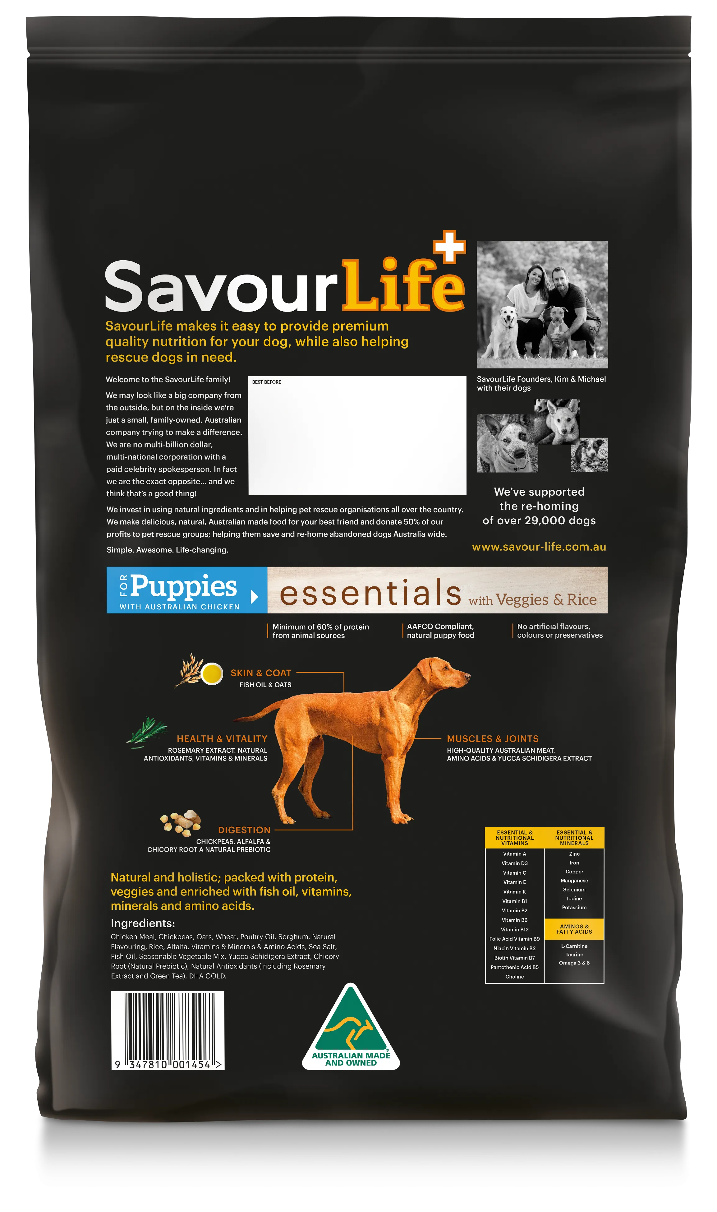 SavourLife Essentials Puppy Standard Chicken Dry Food