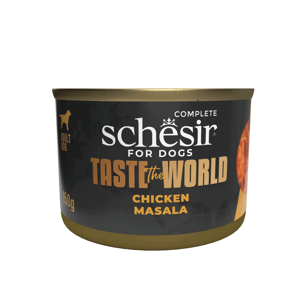 Schesir Dog Taste The World Chicken Masala 150g