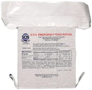 SOS Food Labs - Emergency Ration Bars - 3 Day / 72 Hour Pack