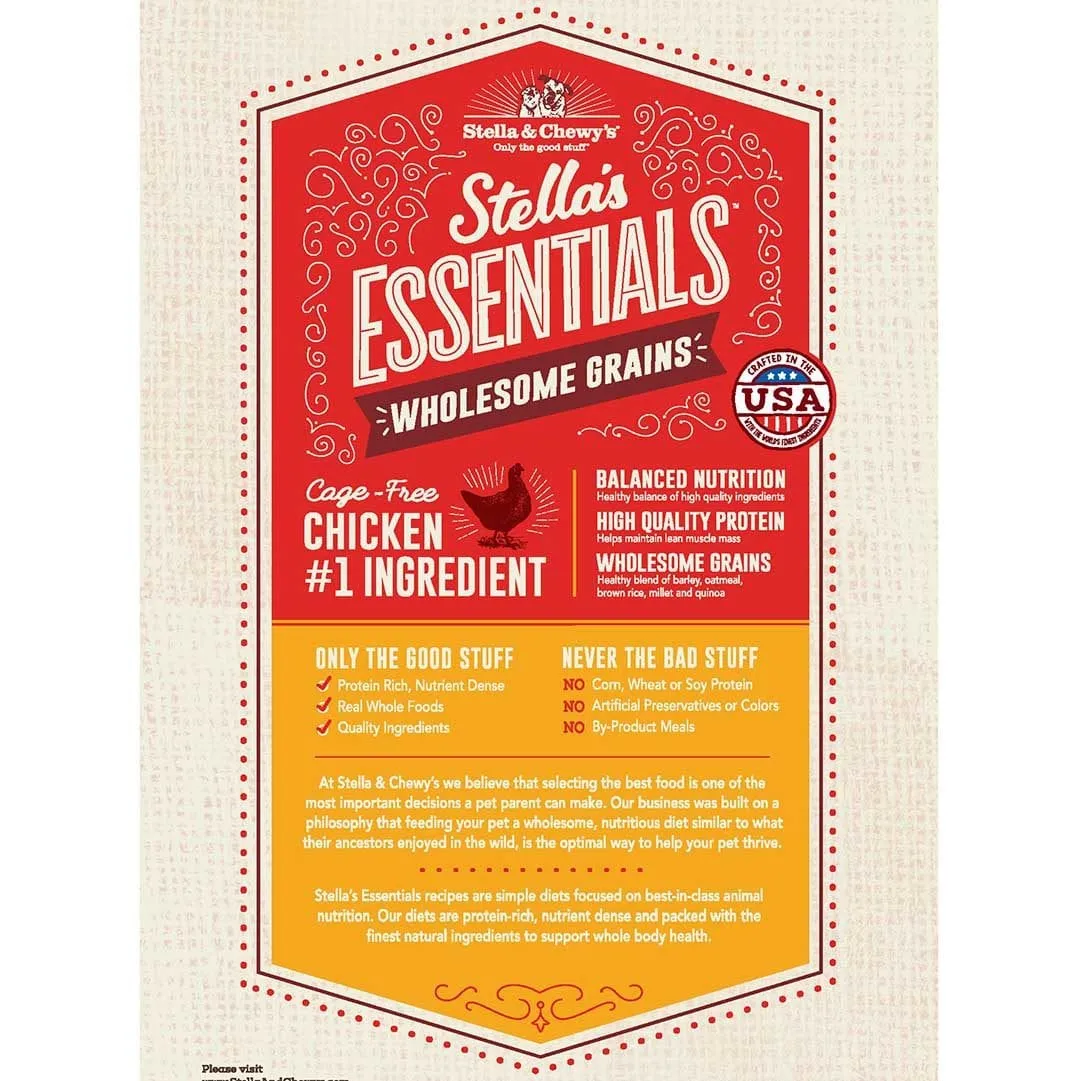 Stella & Chewy's Essentials Cage-Free Chicken & Ancient Grains Recipe Dog Food