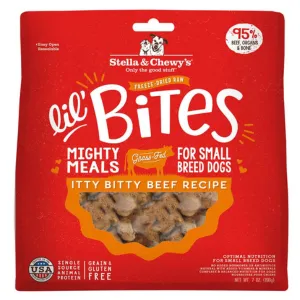 Stella & Chewy's Itty Bitty Beef Lil' Bites Freeze-Dried Dog Food 7 oz