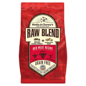 Stella & Chewy's Red Meat Recipe Raw Blend Baked Kibble Dog Food