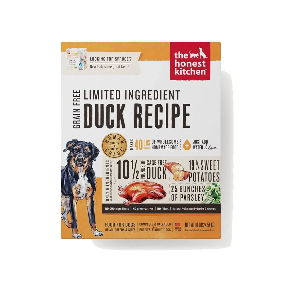 The Honest Kitchen Grain Free Limited Duck Dehydrated Dog Food