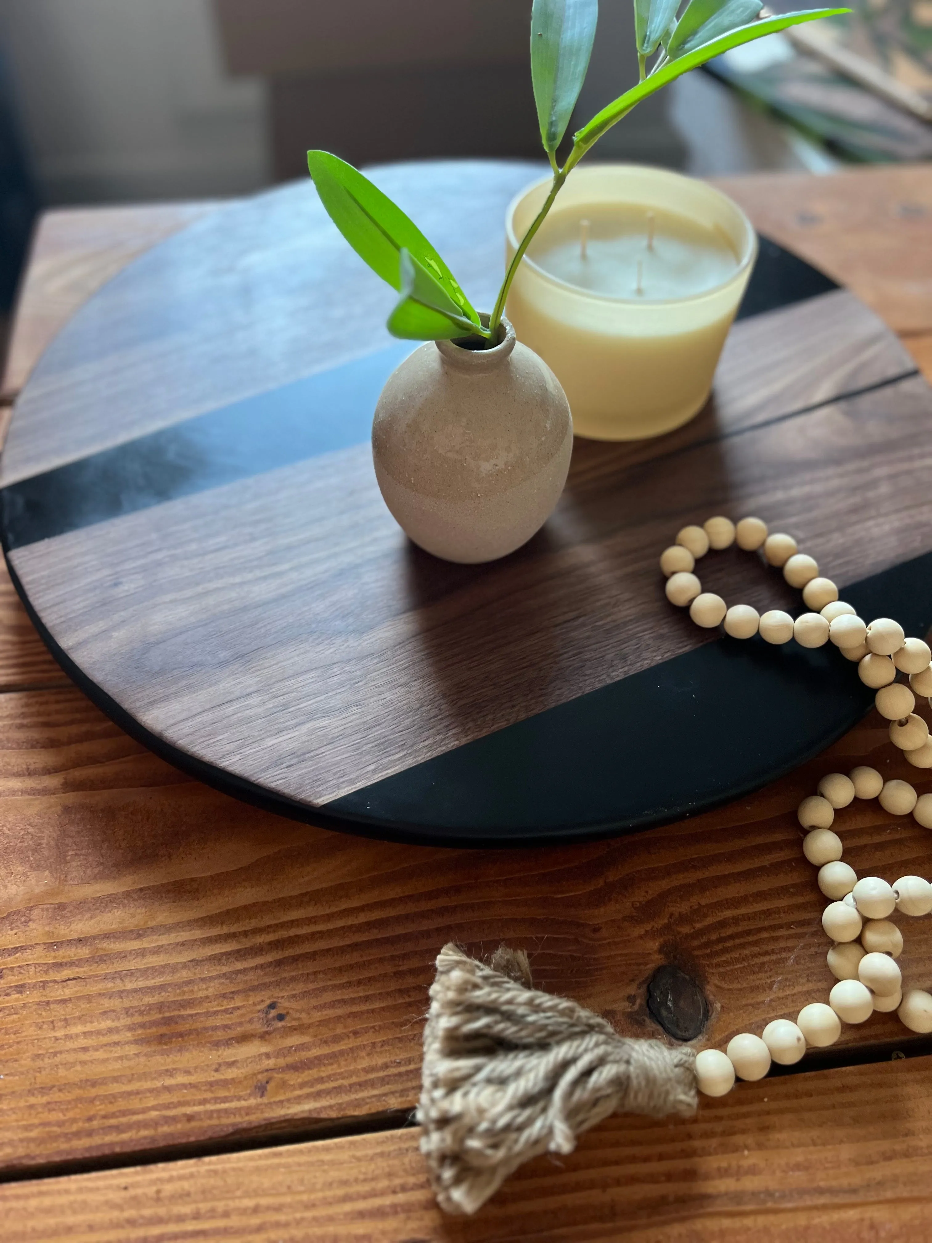 Walnut Lazy Susan